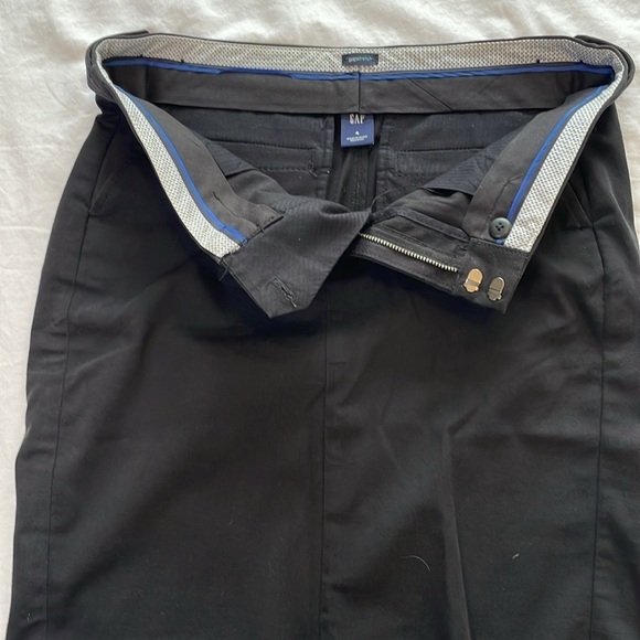 GAP Women’s 4 Black Stretch Pencil Skirt w Front & Back Pockets Preppy Classic - Picture 3 of 9